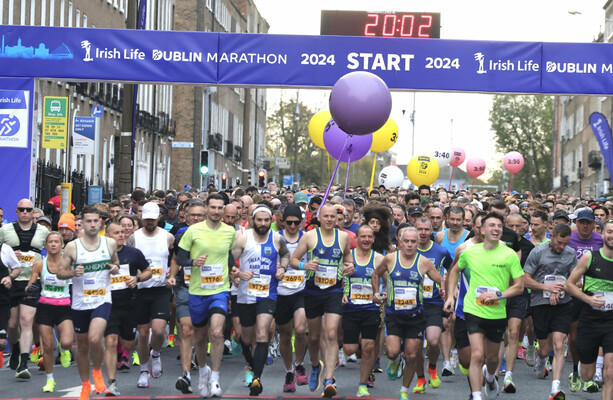 Here are today's road closures for the Dublin Marathon