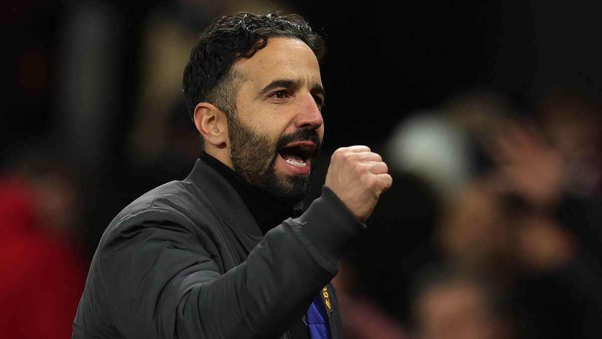 Man United 4-2 Brighton: Ruben Amorim wins THREE on the bounce for the first time - as Bryan Mbeumo bags brace to stave off late scare