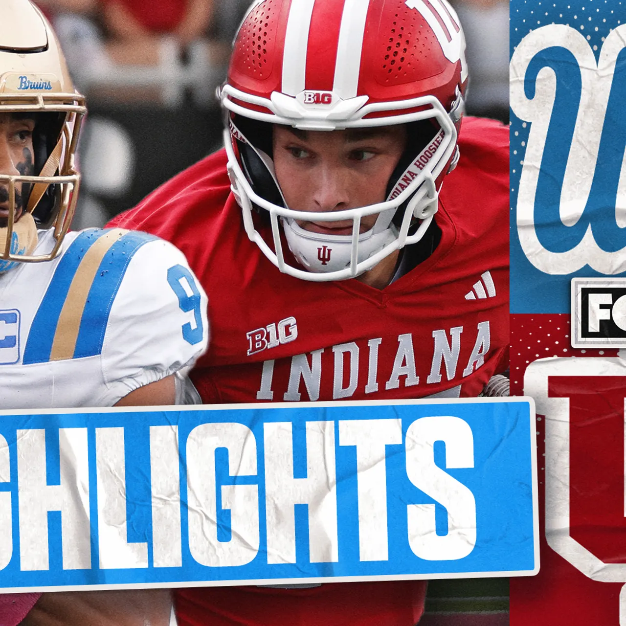 UCLA Bruins vs. No. 2 Indiana Hoosiers Highlights | FOX College Football