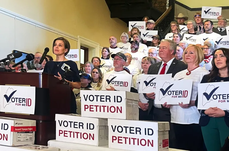 Maine voter ID question borrows from Project 2025