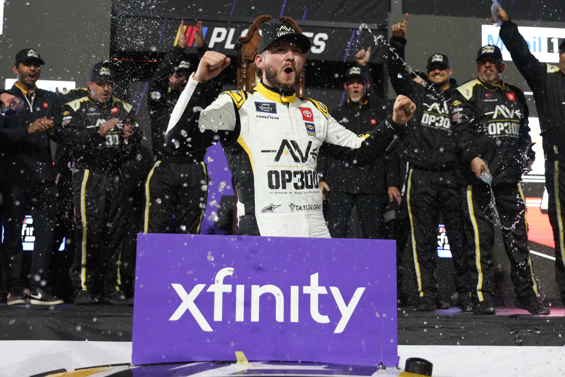 Taylor Gray conquers Martinsville OT for breakthrough career-first NASCAR Xfinity victory