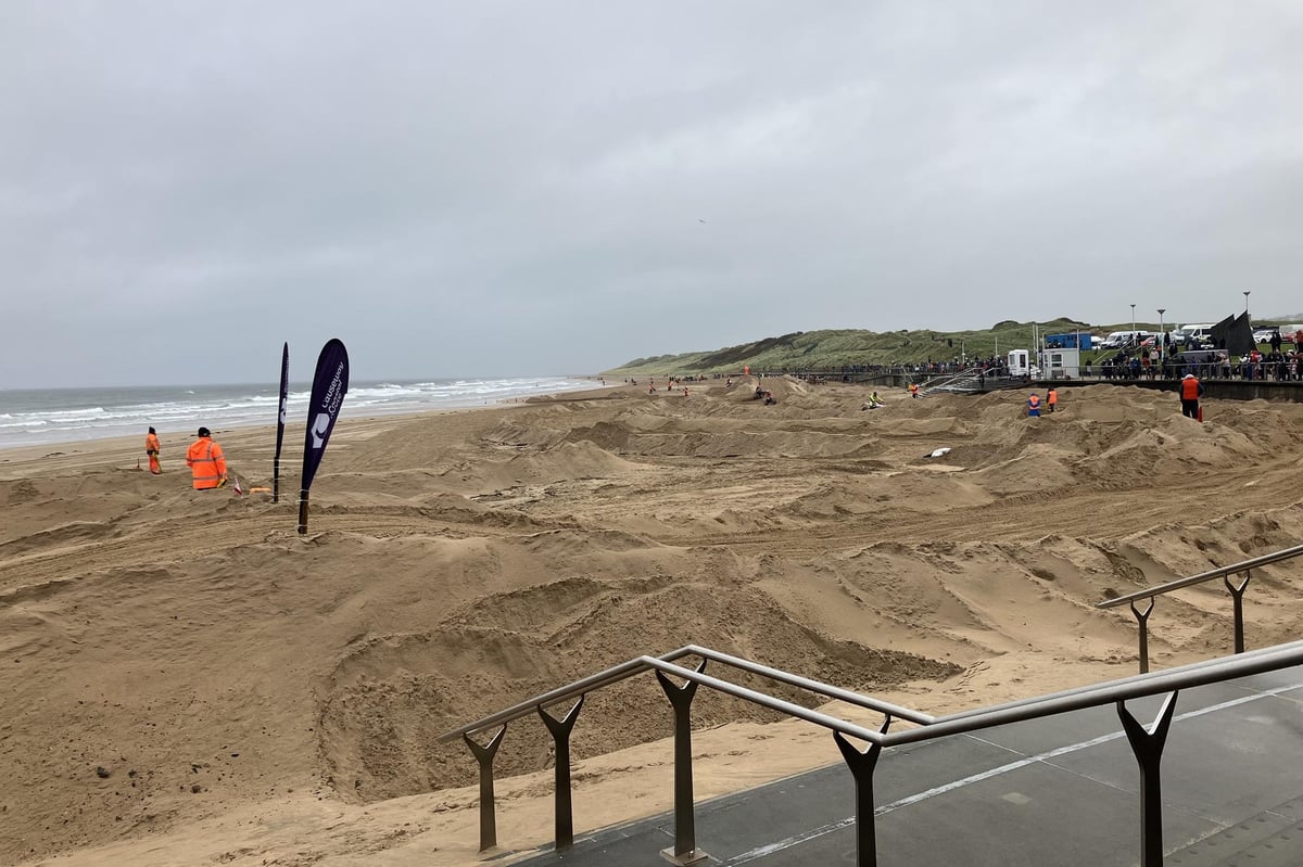 VIDEO: Beach races at Portrush's East Strand attract good support despite poor weather conditions