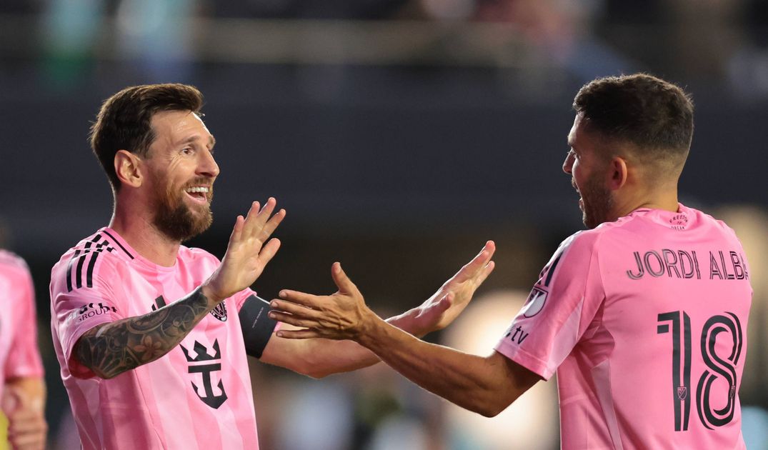 WATCH: Messi brace inspires Inter Miami to victory in MLS playoff
