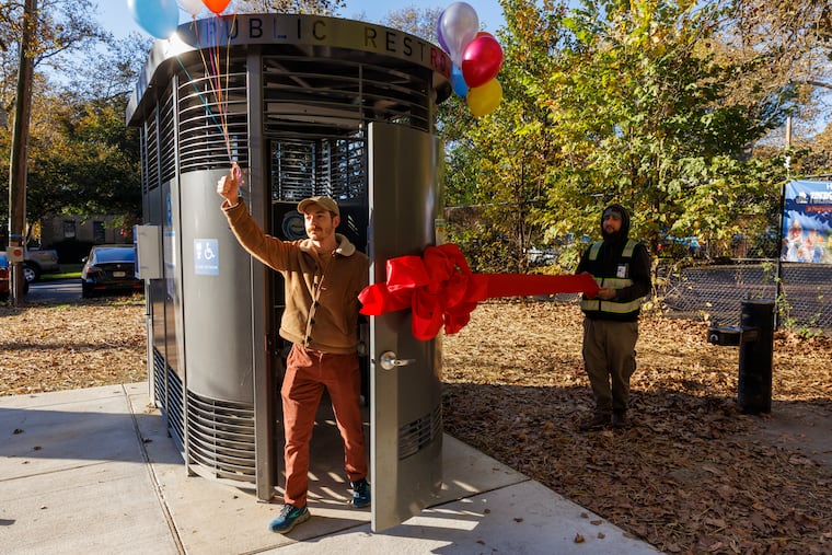 A ‘Be the Phirst to Phlush’ lottery was held for Clark Park’s new public bathroom