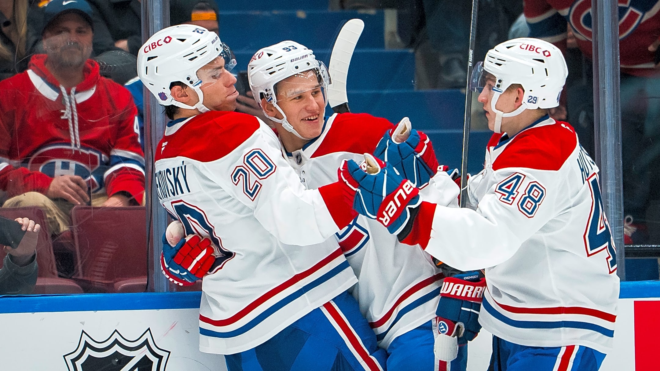 Three-point game for Ivan Demidov: Habs come from behind against Canucks