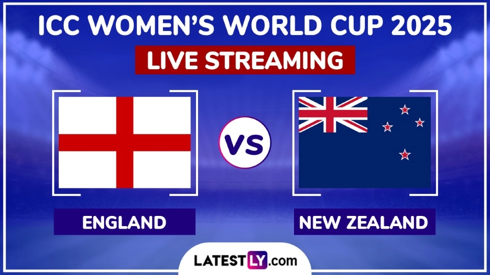 England Women vs New Zealand Africa Women Free Live Streaming Online of ICC Women’s Cricket World Cup 2025: How To Watch ENG-W vs NZ-W CWC Match Free Live Telecast in India?