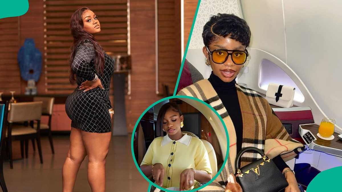 Lady drags Priscilla over her private jet video, compares her to Chioma: Borrow pose