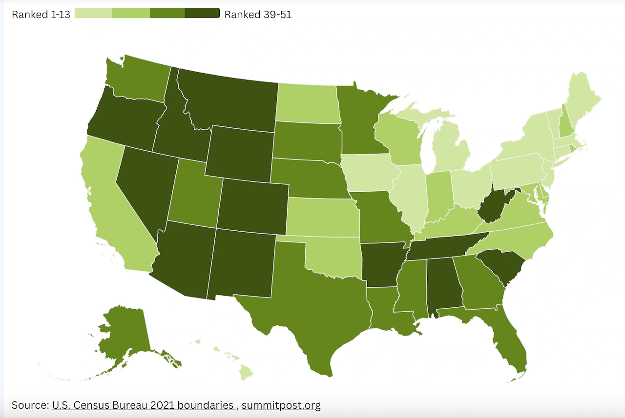 2025 mental health rankings: How does Ohio compare to other states?