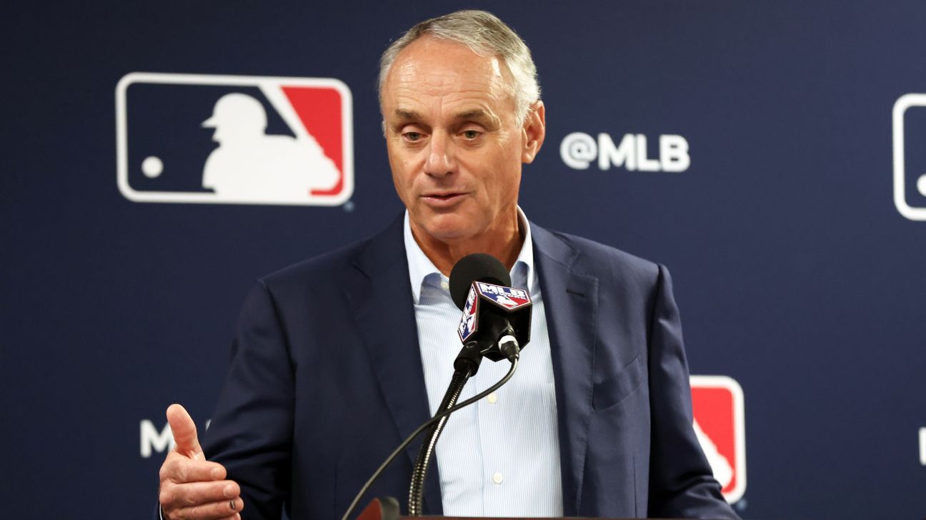 Manfred optimistic about MLB player participation in '28 Olympics