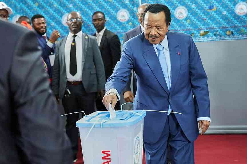 World’s oldest president, Paul Biya, wins reelection in Cameroon at 92