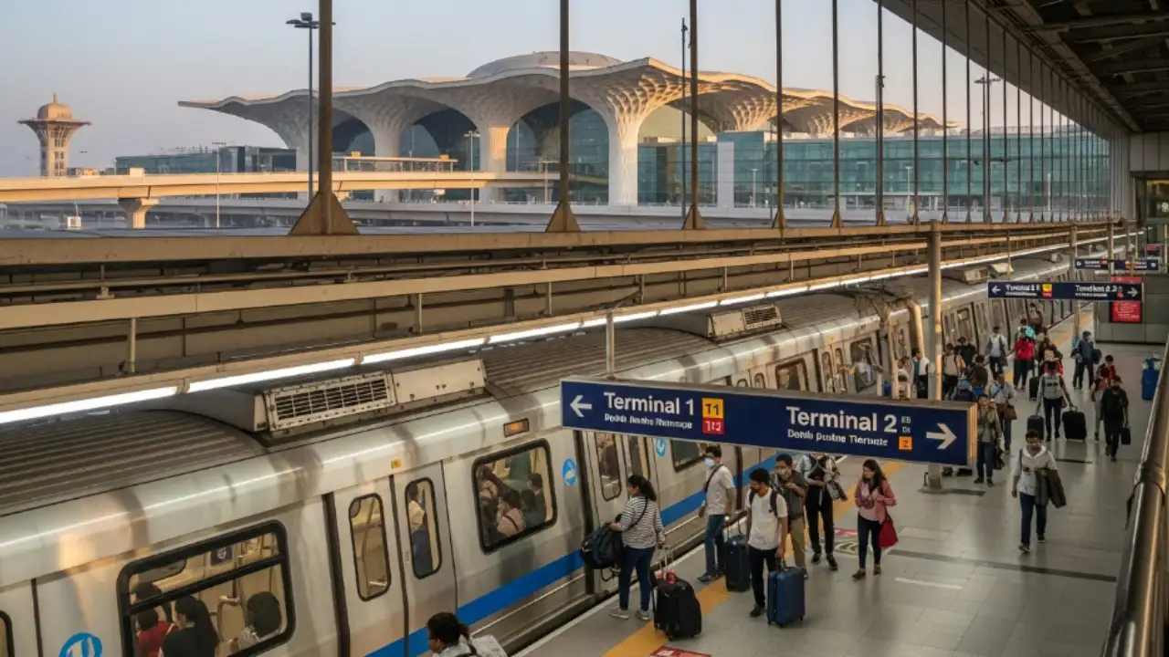 Delhi Metro to Connect IGI Airport’s Terminal 1 and 3 via Golden Line: All You Need to Know