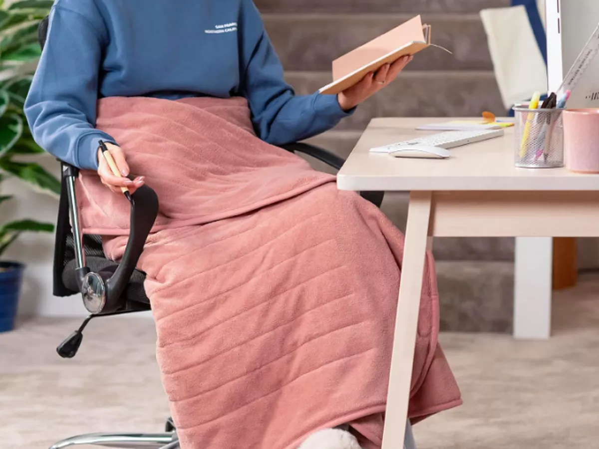 'Warm as toast' heated throw from Russell Hobbs cheaper than running heating