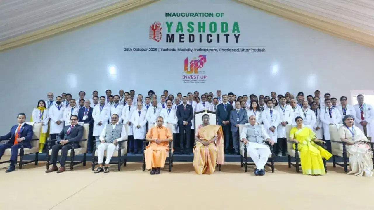 Healthy India Is Foundation Of Viksit India: Rajnath Singh At Yashoda Medicity Inauguration