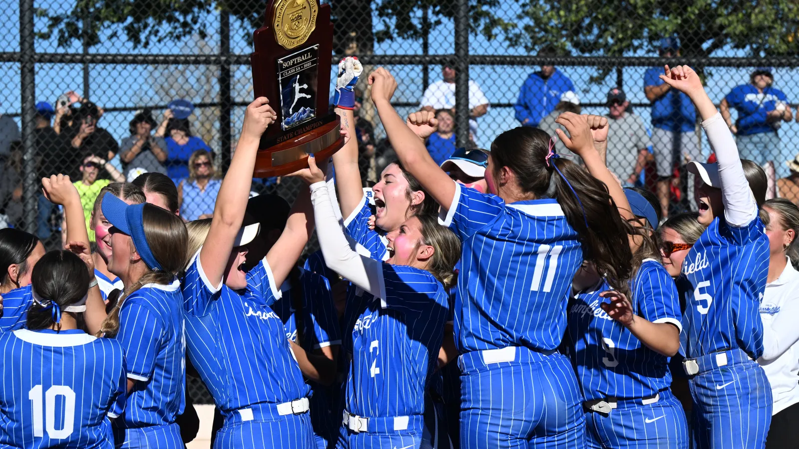 Broomfield wins first softball title, exploding for 12-run fifth inning to mercy-rule Legend in Class 5A championship
