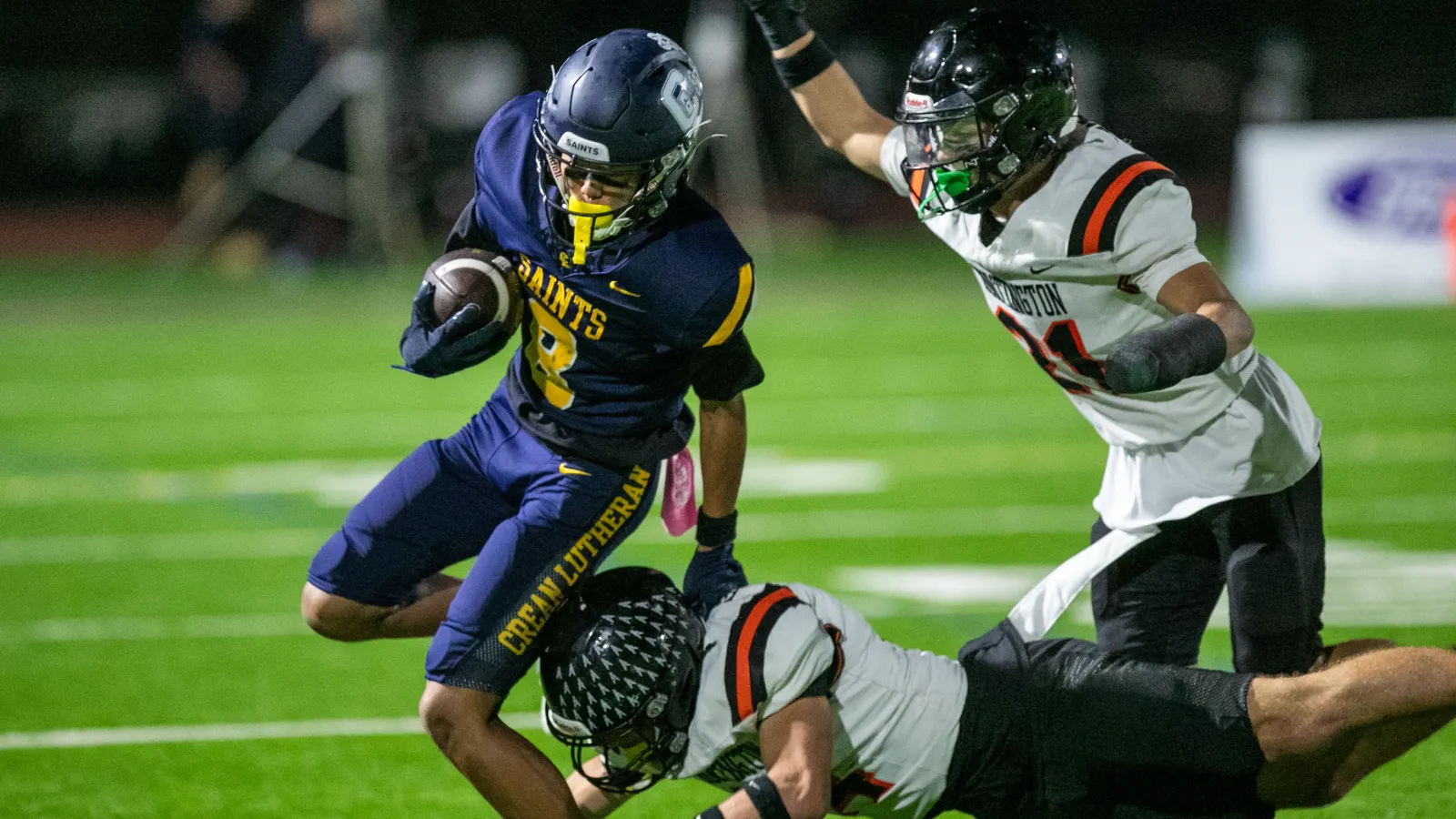 Crean Lutheran football rallies from early deficit to beat Huntington Beach