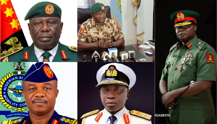 Meet newly appointed service chiefs