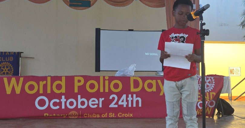 Rotary clubs on St. Croix unite to commemorate World Polio Day