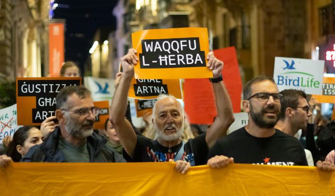 Planning protest: ‘We will keep fighting, together we will stop them,’ Callus tells protestors