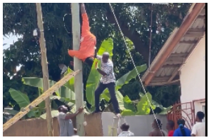 Electrician narrowly escapes death after suffering electric shock