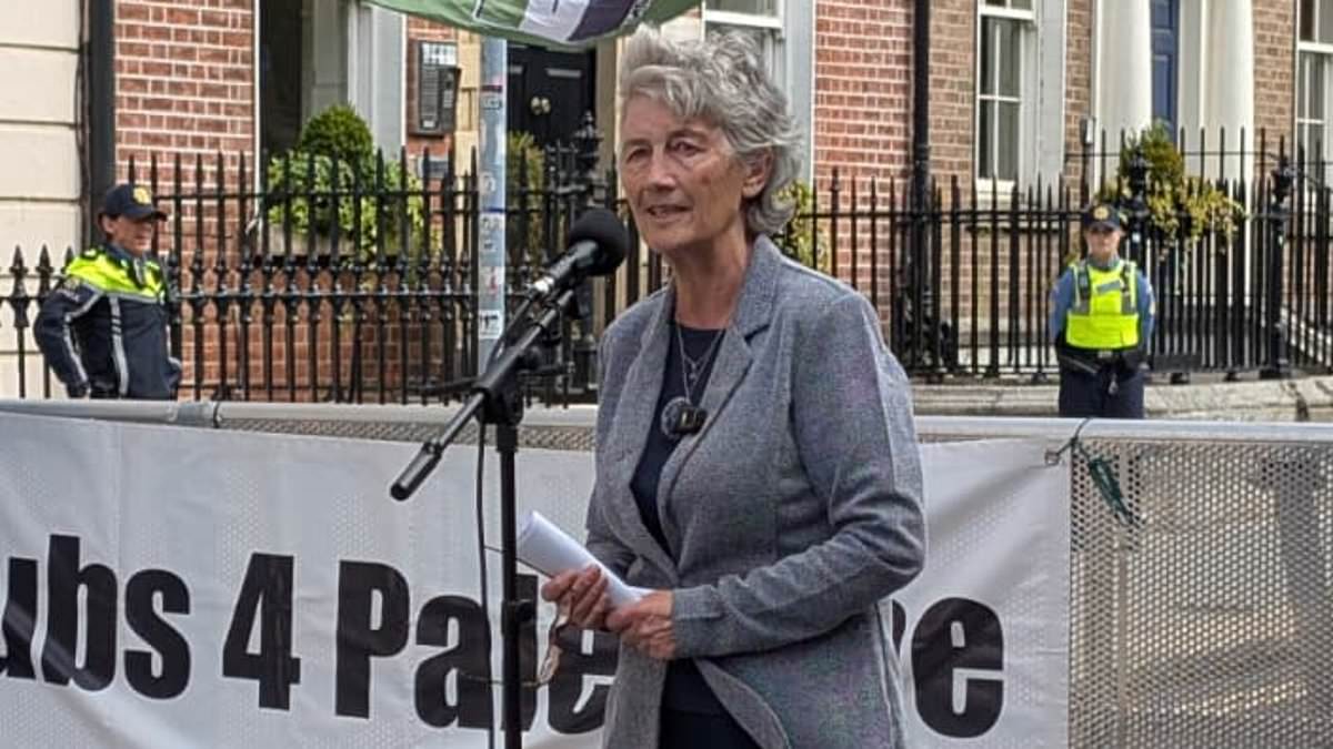 'Dublin's Corbyn' Catherine Connolly pledges to unite Ireland: Far-Left radical who called Hamas 'part of the fabric of the Palestinian people' claims landslide win in presidential elections