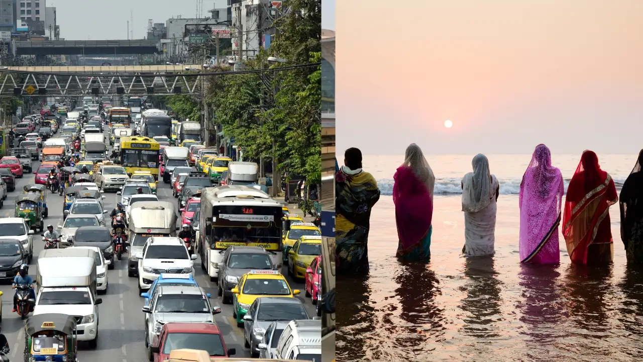 Delhi Traffic Advisory for Chhath Puja 2025: Key Roads Closed for 2 Days; Check Diversions and Details