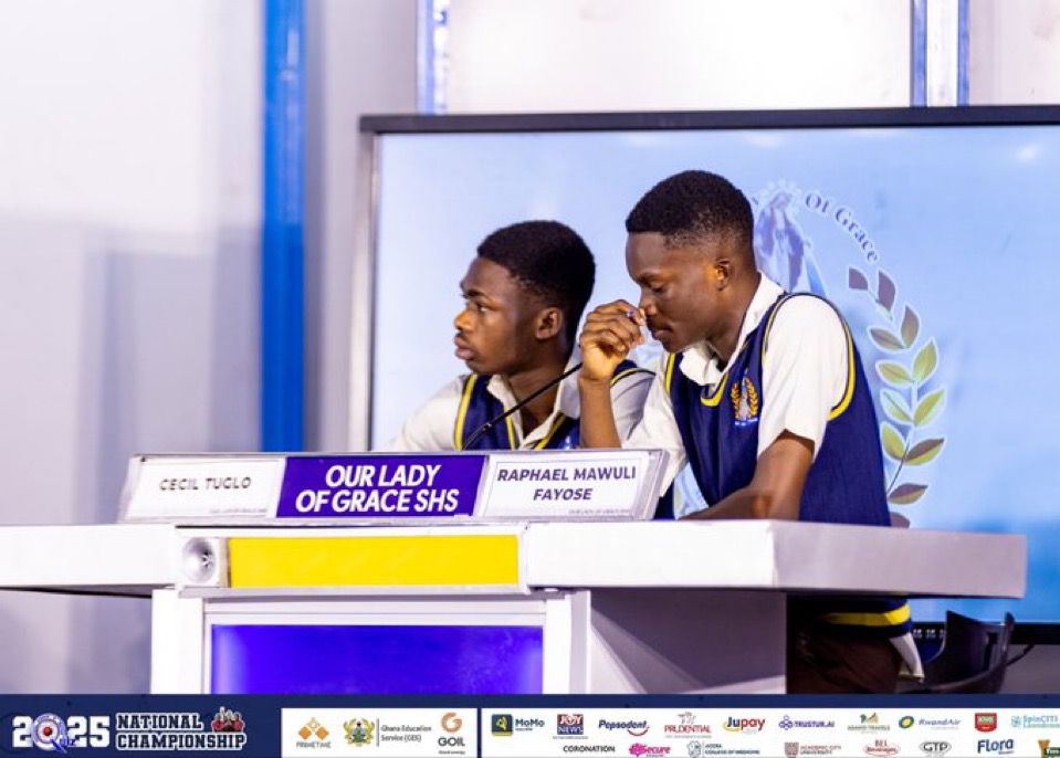 Our Lady of Grace SHS shocks Bishop Herman College to claim seeded status at NSMQ