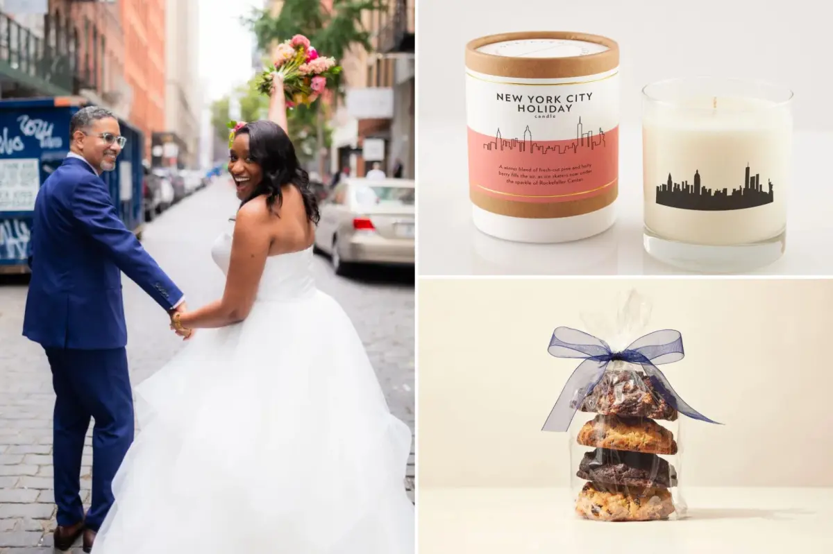 Hometown homage: This couple’s wedding doubled as a love letter to New York City