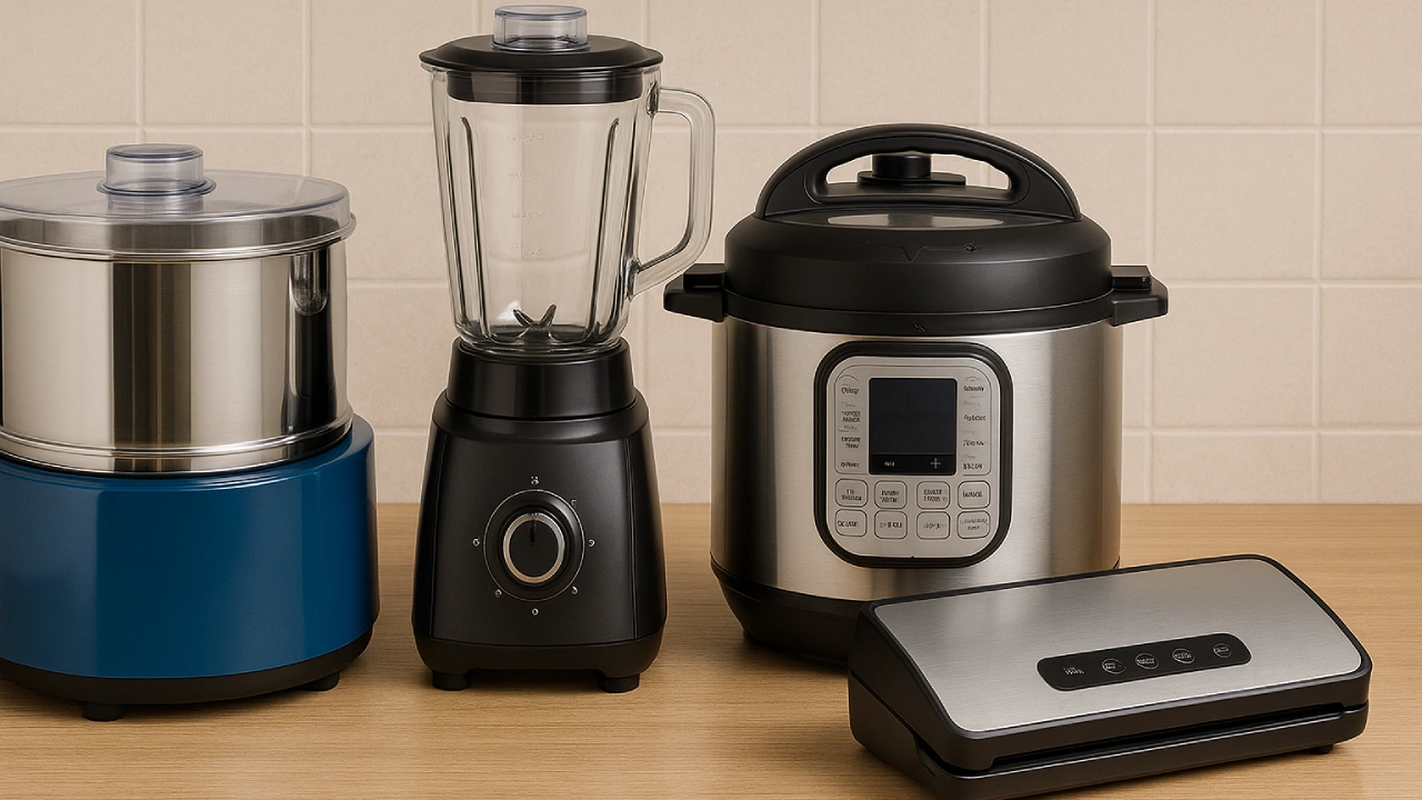 Effortless Indian Cooking 2025: Smart Wet Grinder, Induction Cooktop & Vacuum Sealer Every Home Needs