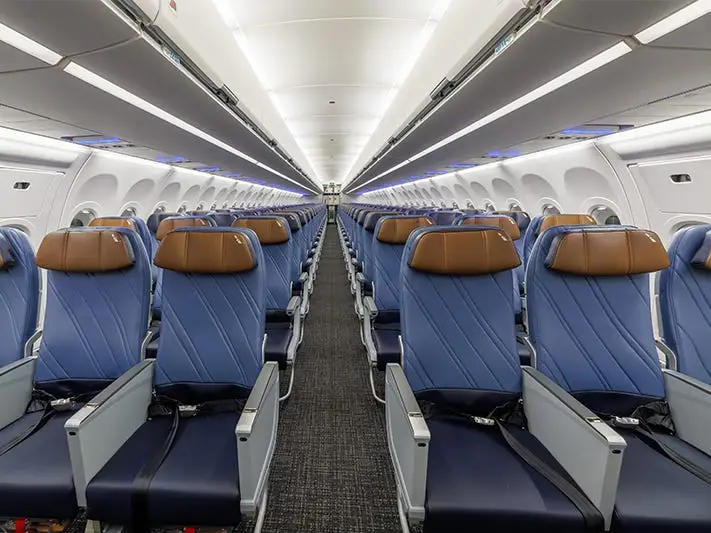 See inside American's new Airbus A321XLR, a long-range jet loaded with premium seats soon flying to the US and beyond