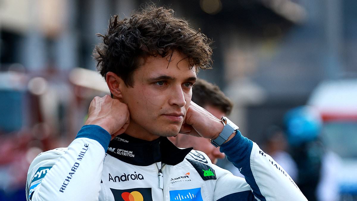 Lando Norris qualifies on pole for the Mexican Grand Prix in boost to his F1 world title hopes - as McLaren team-mate Oscar Piastri and Red Bull rival Max Verstappen struggle