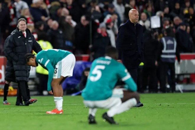 Liverpool defeated by Brentford, record fourth straight Premier League loss