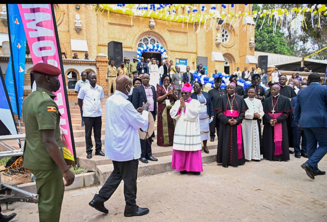 President Museveni to Catholics: Wor hard to support the Church, State and your families