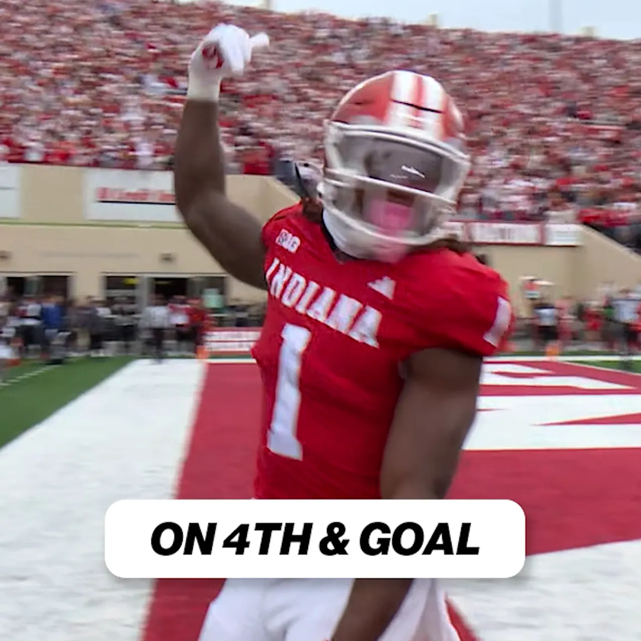 HIM-BY. Indiana comes through on 4th and goal for the TD !@discover #DiscoverB1G #ItsFanSeason #Sponsored