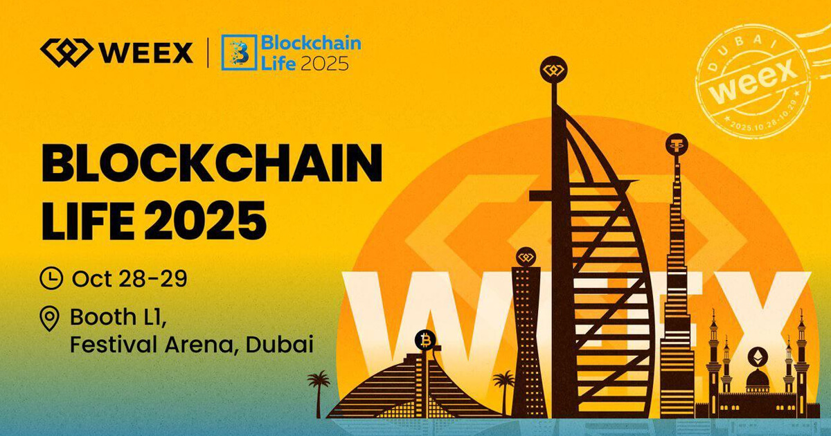 WEEX Powers Blockchain Life 2025 in Dubai: Strengthening Ties with Local Community As Most KOL Friendly Exchange