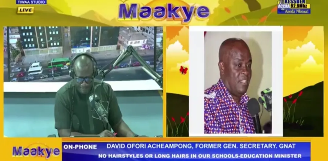 A nation without principles has no future, Students must cut their long hair in school – David Acheampong, former secretary of GNAT