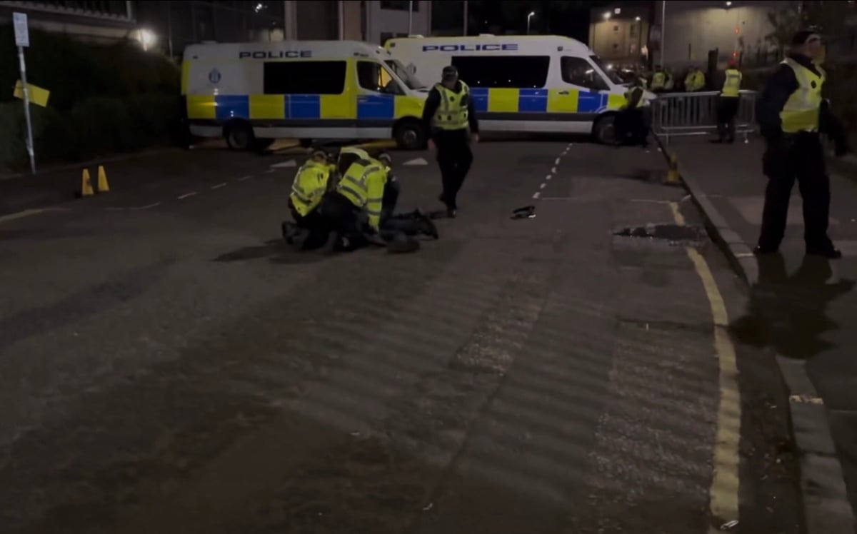 Edinburgh derby police brutality claim made by Hibernian Ultras Block Seven group as footage emerges