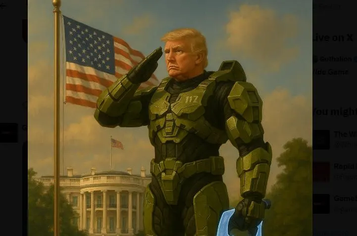 Trump And GameStop Trade ‘Halo’ And Console War Memes