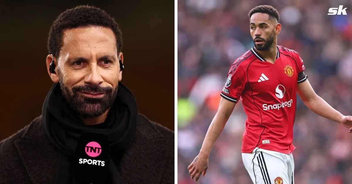 Rio Ferdinand reacts with 3-word message after Matheus Cunha scores his first goal for Manchester United during Brighton game