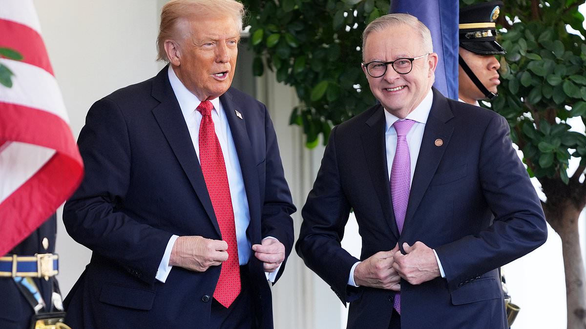 How Anthony Albanese is now channelling TRUMP after meeting the US President