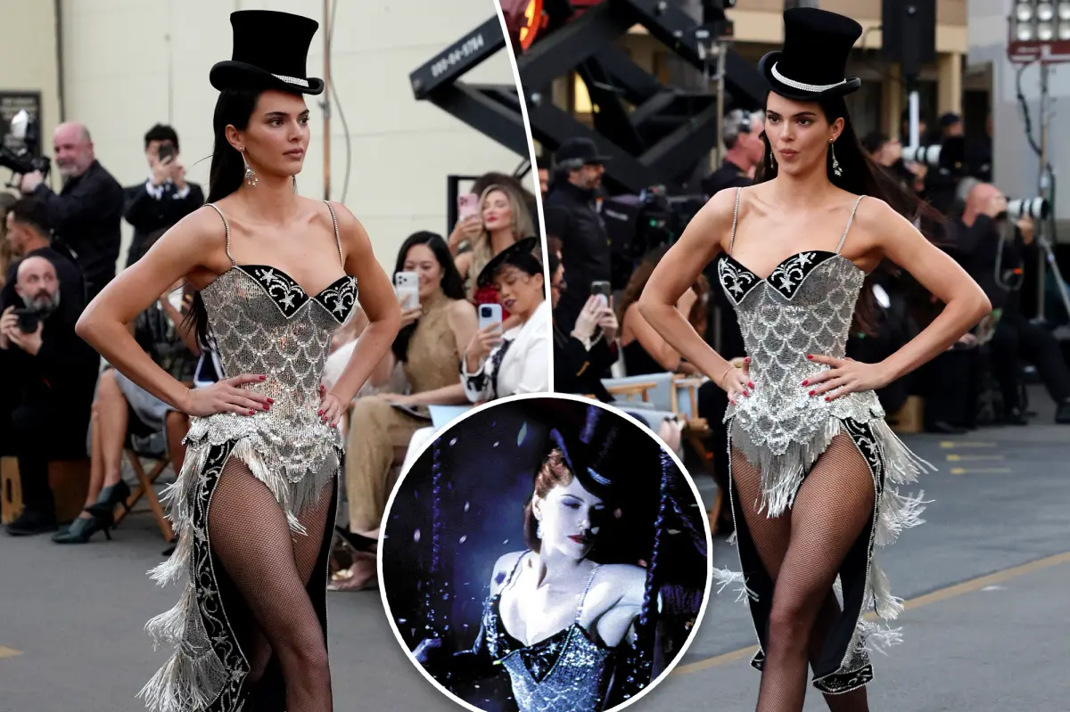 Kendall Jenner opens Vogue World: Hollywood in Nicole Kidman’s leggy ‘Moulin Rouge!’ costume