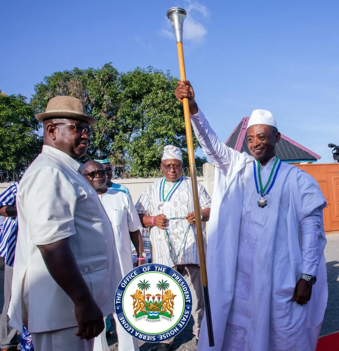 Sierra Leone’s President Julius Maada Bio Coronates Four Paramount Chiefs, Calls For Collective Action To Achieve Food Sovereignty