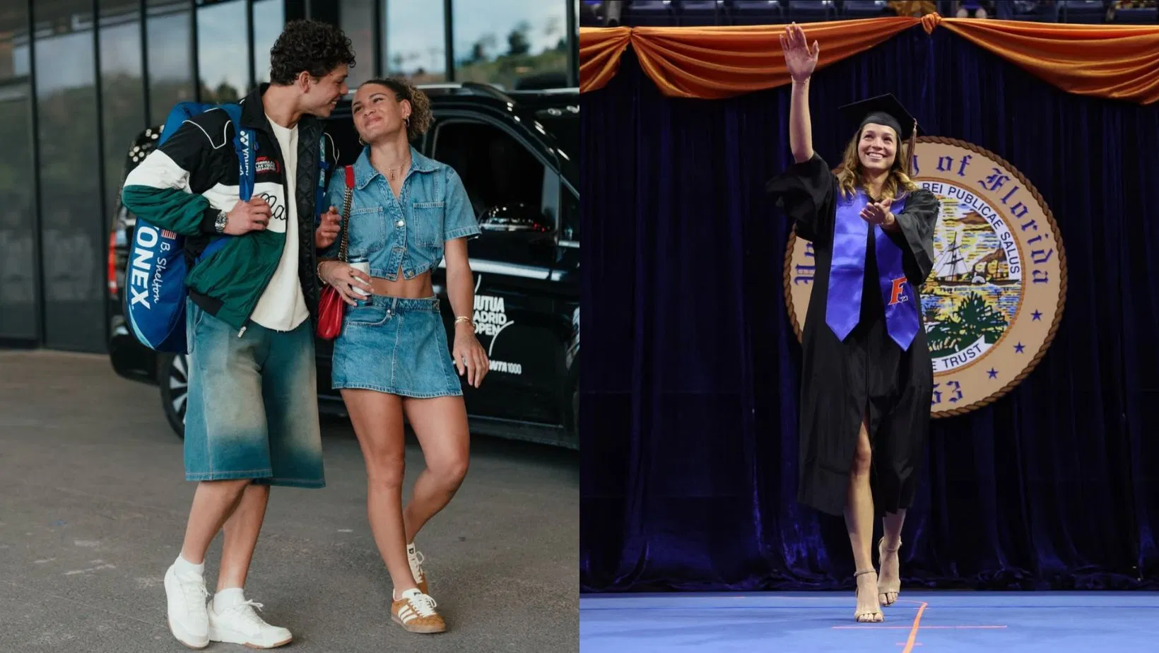 Ben Shelton's girlfriend Trinity Rodman shares sweet reaction as his sister Emma lives out her 'fall dreams' during scenic Montreal trip