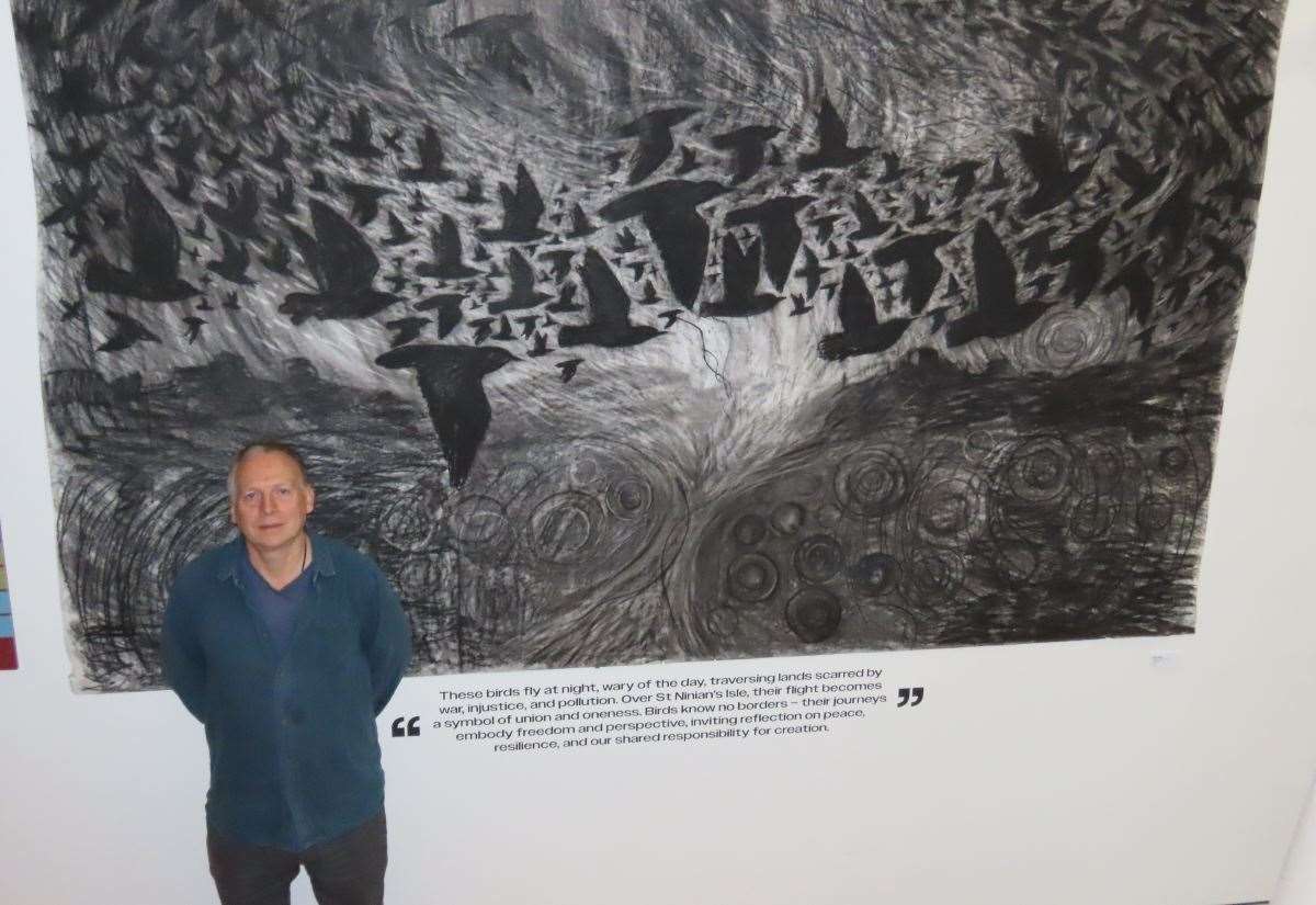 REVIEW: Flight is a 25 year retrospective from an artist who wore a survival suit to brave the elements of his beloved Shetland