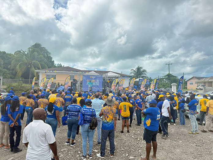 PM Davis launches Golden Isles campaign with breakfast on Ground Day throughout the constituency