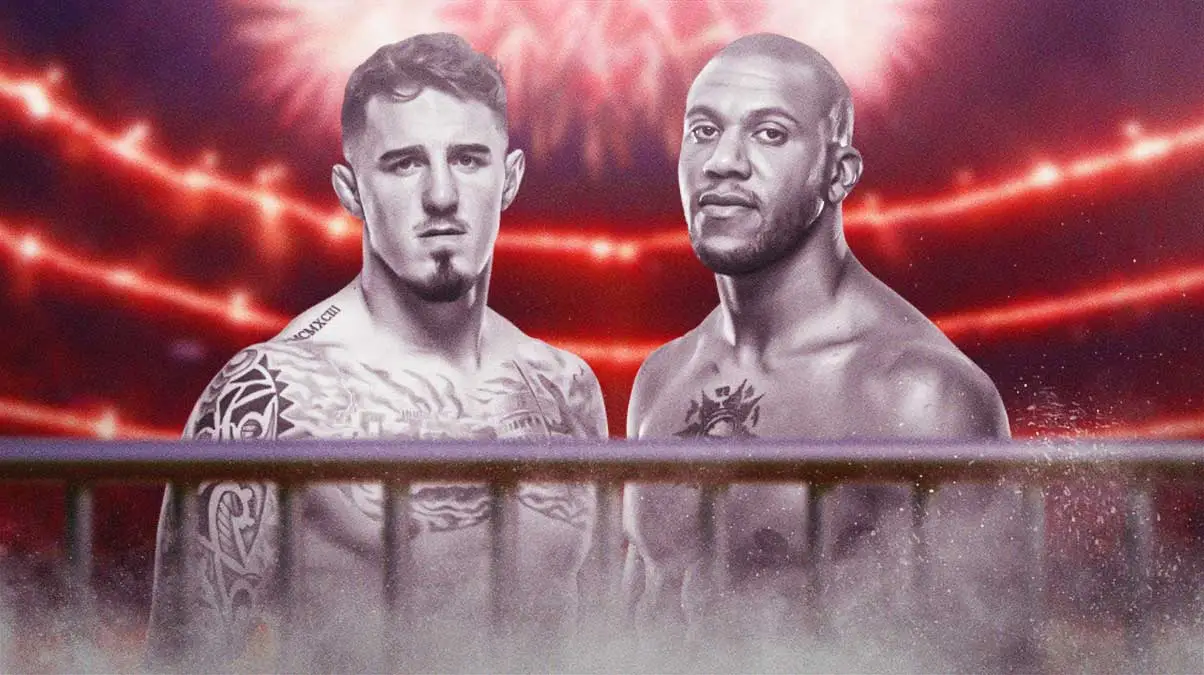 Tom Aspinall-Ciryl Gane heavyweight title fight at UFC 321 ends in a no-contest after eye poke