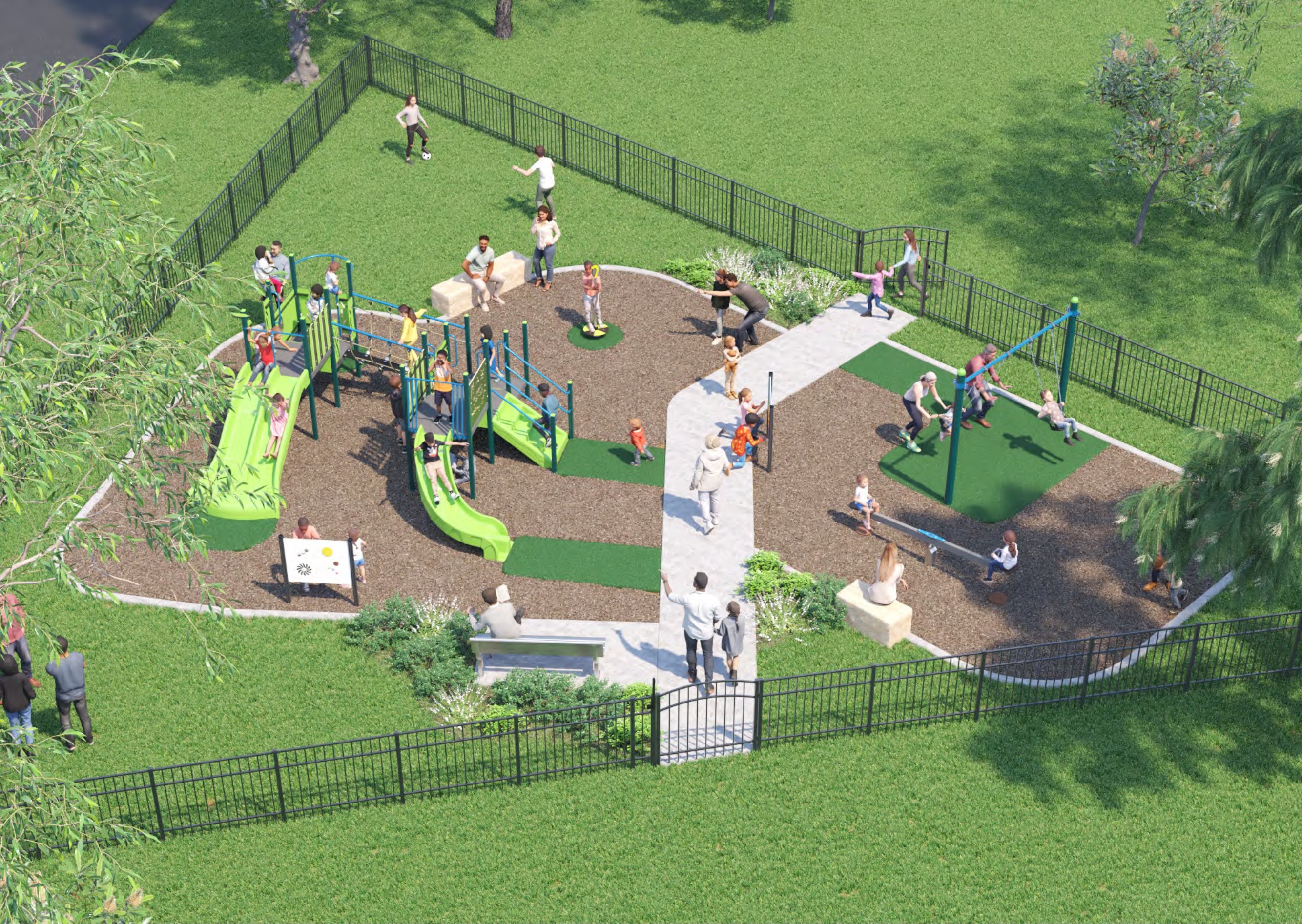 New playgrounds swing into action across Newcastle