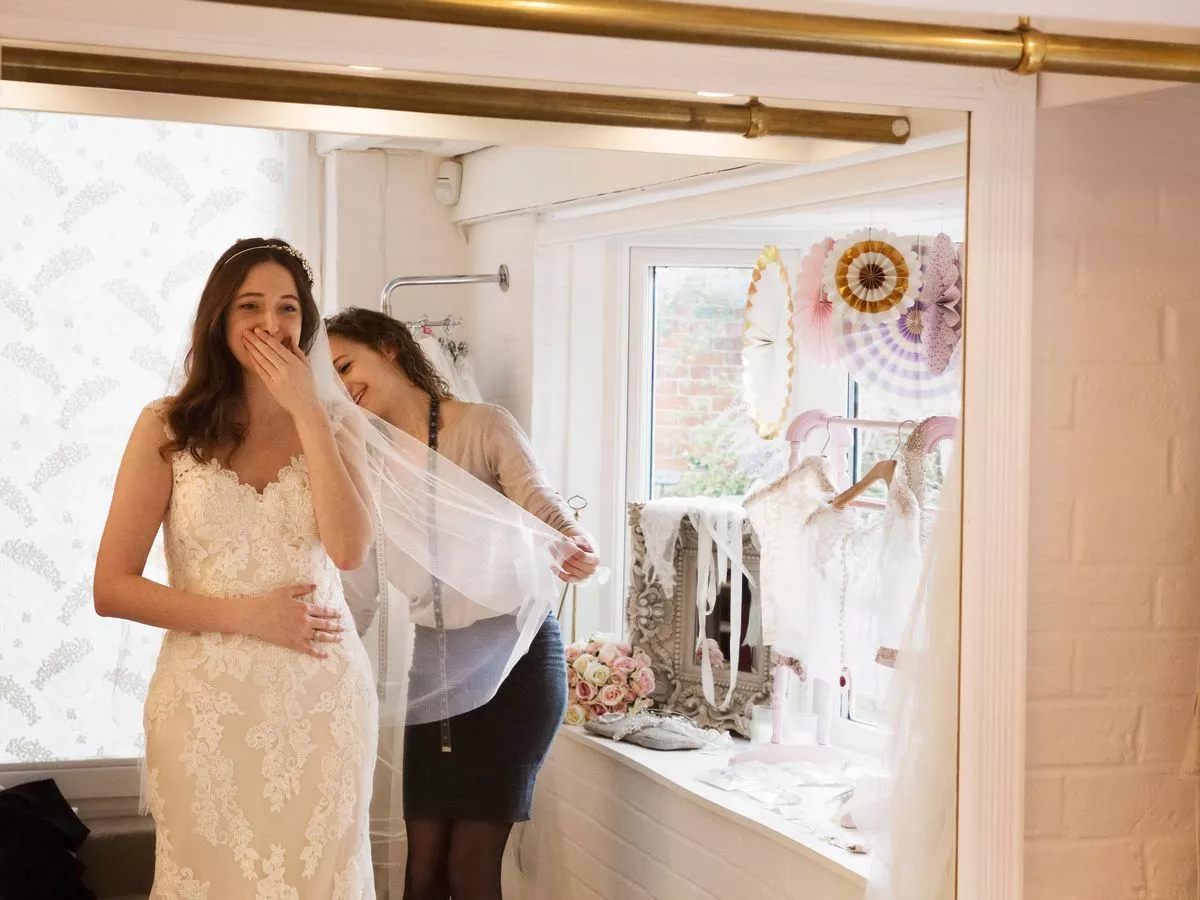 'I bought £14 wedding dress on Vinted and saved myself thousands of pounds'