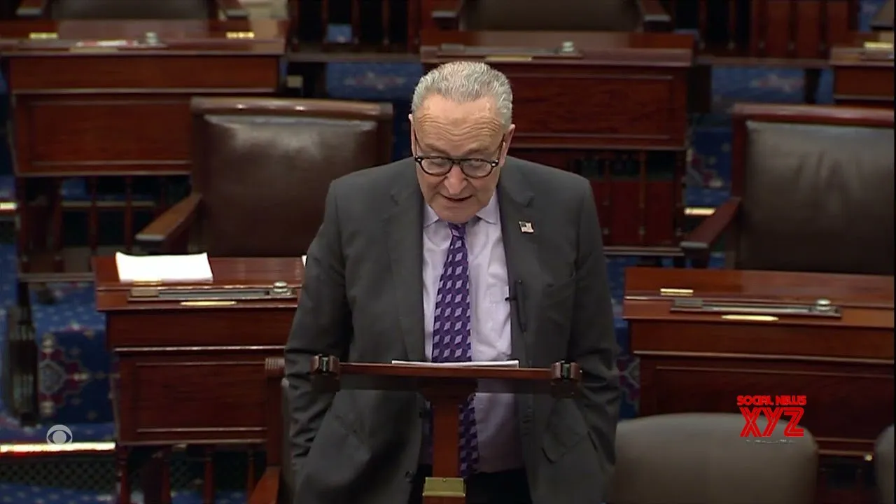 Watch: Thune, Schumer speak on government shutdown Day 28 amid impending SNAP halt (Video)