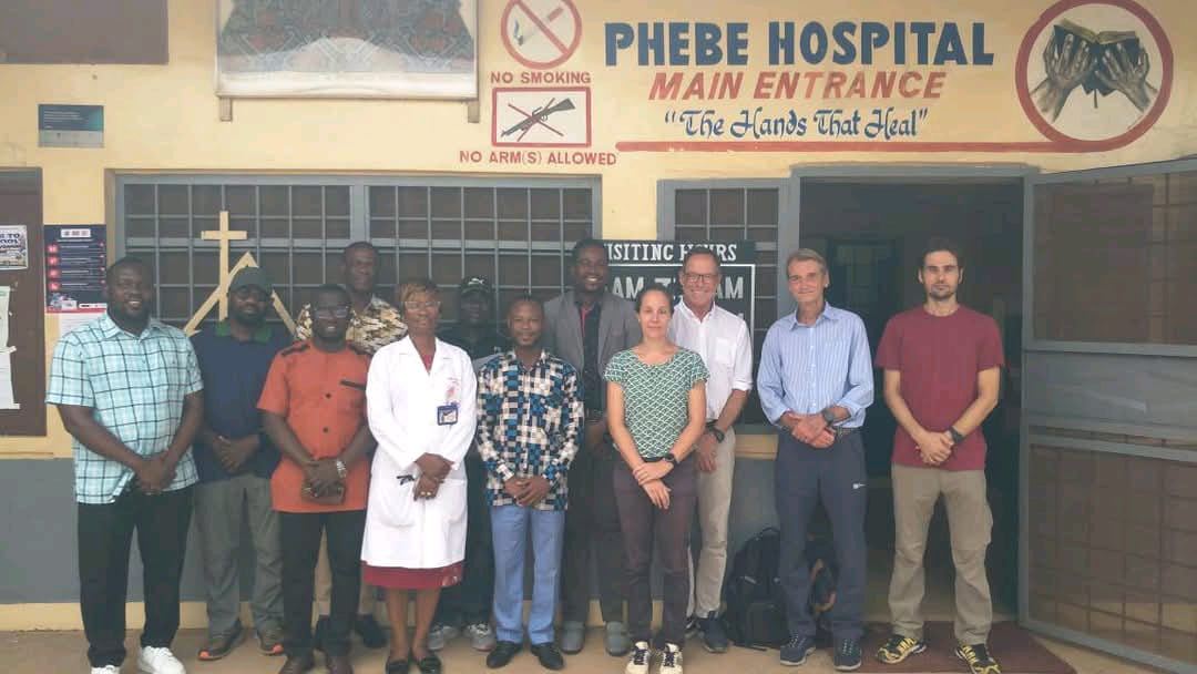 Sen. Moye makes cash and kind donations at Phebe Hospital