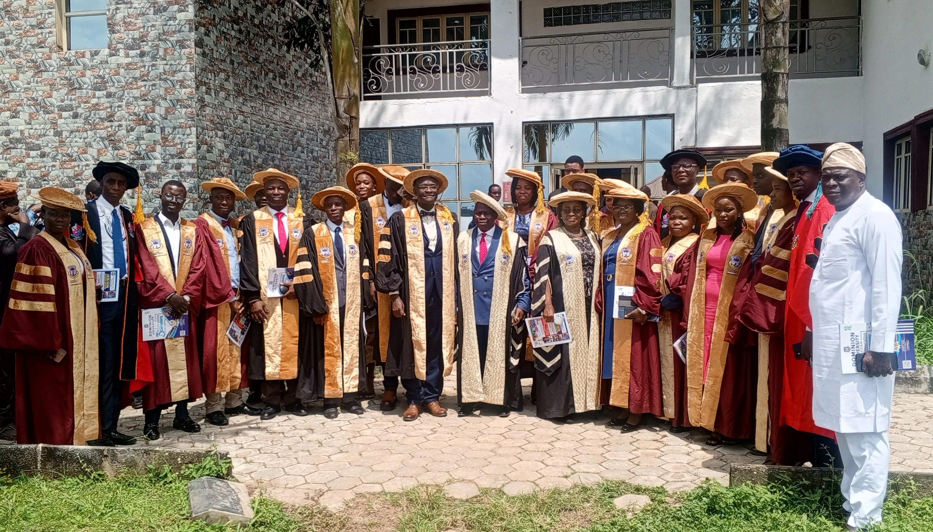 Dominion varsity graduates 24 first class students at third convocation